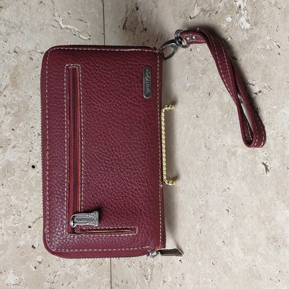 Trinity Ranch by Montana West Embellished Faux Leather Wristlet/Wallet - Picture 4 of 13